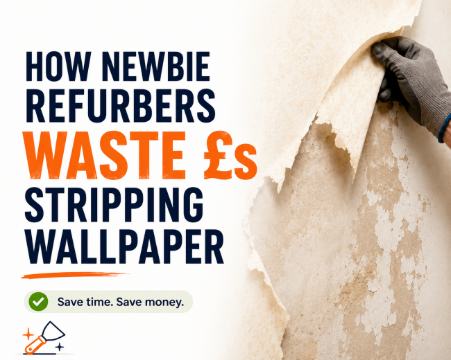 Newbies waste £ with wallpaper stripping